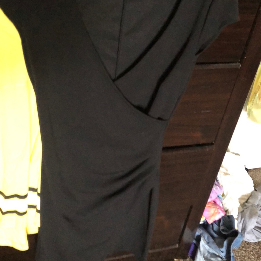 A black dress